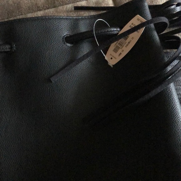 Victoria’s Secret black backpack with fringe - Picture 2 of 4